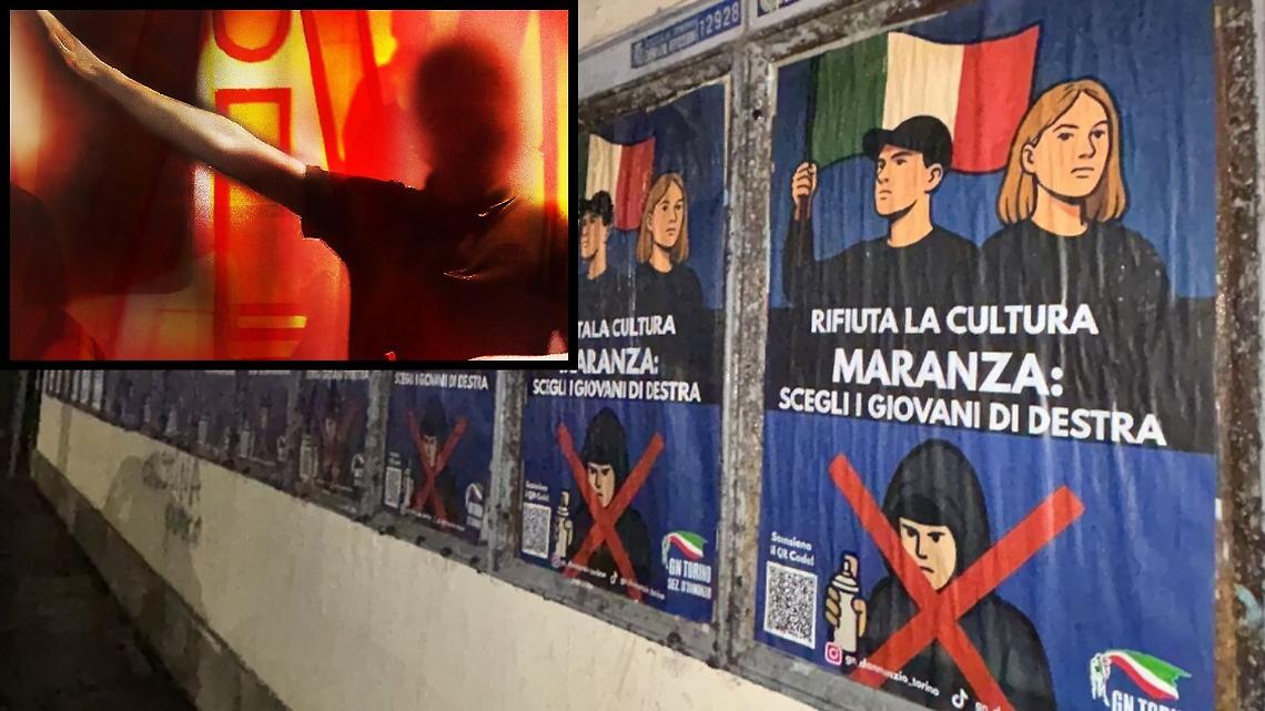 "Rifiuta i maranza, scegli la destra": l'equazione di Gioventù Nazionale (che preferisce i saluti romani)