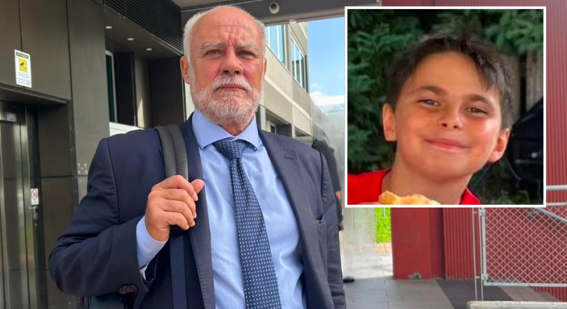L'avvocato Stefano Castrale dopo l'udienza di questa mattina ad Ivrea. Rappresenta la famiglia di Andrea Vincenzi