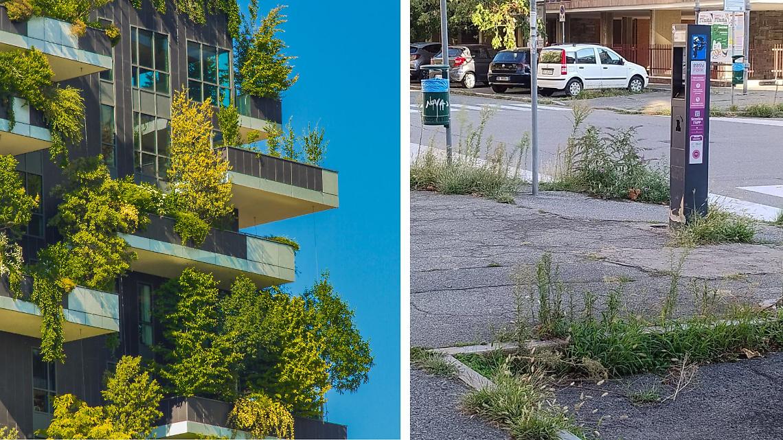 Dal "Bosco Verticale" di Milano al "Marciapiede Verticale" di Venaria è un attimo