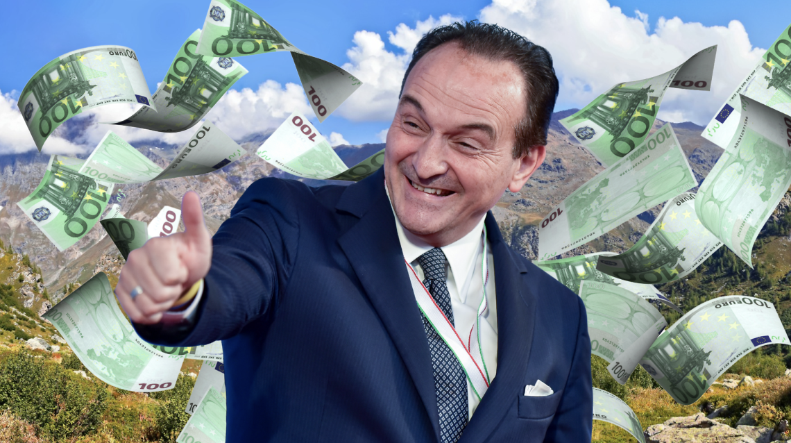Il Presidente della Regione Piemonte, Alberto Cirio