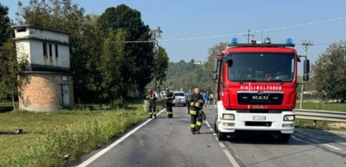 Govone, scontro mortale sulla statale 231: la provincia piange la 29esima vittima dell’anno