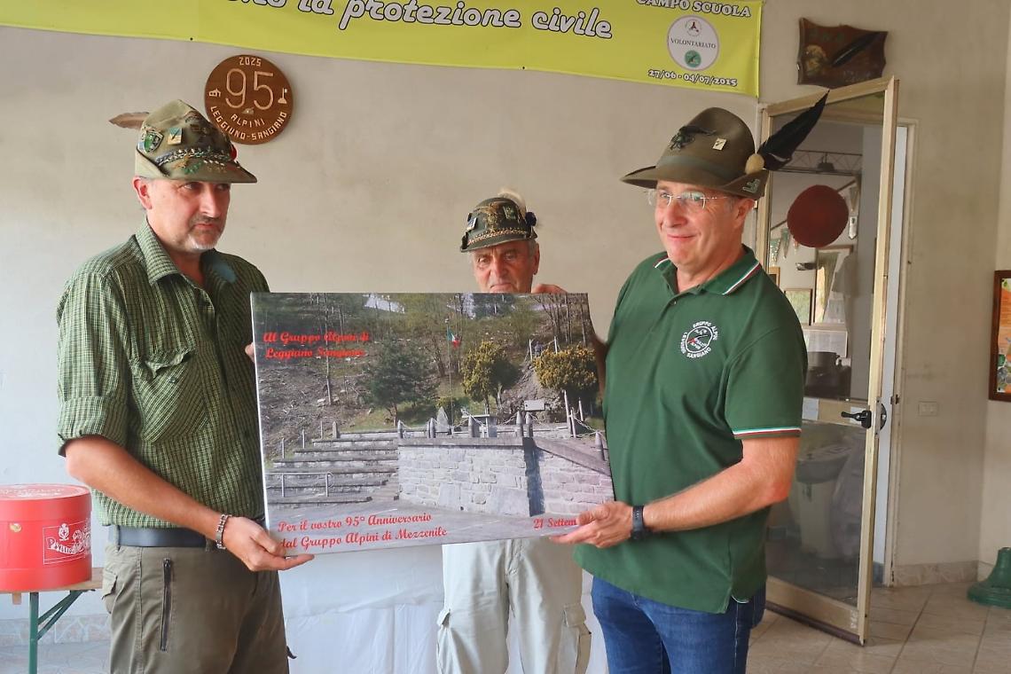 I gruppi alpini di Mezzenile e Leggiuno sono gemellati da 10 anni