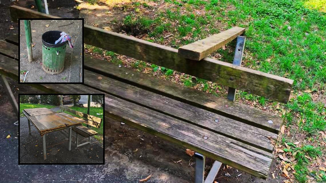 Torino, parco devastato 