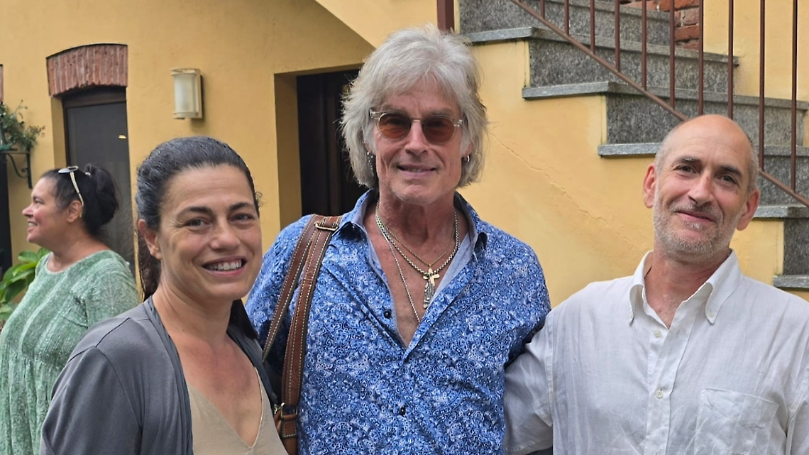 Dopo Caluso, Ronn Moss scopre il fascino di Candia Canavese 