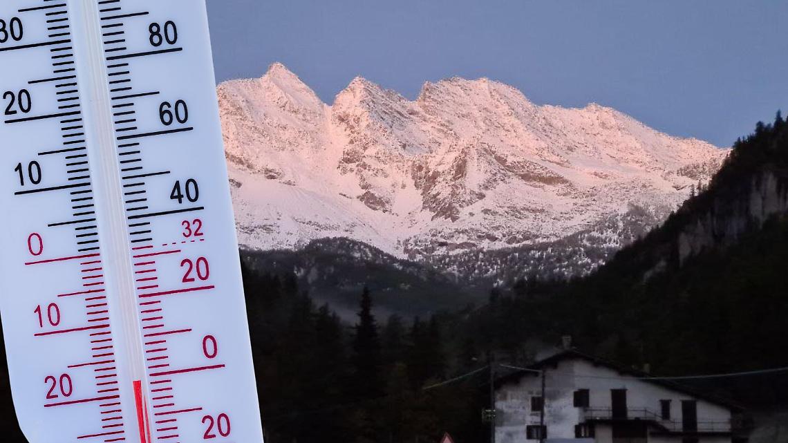 Neve precoce a Ceresole Reale
