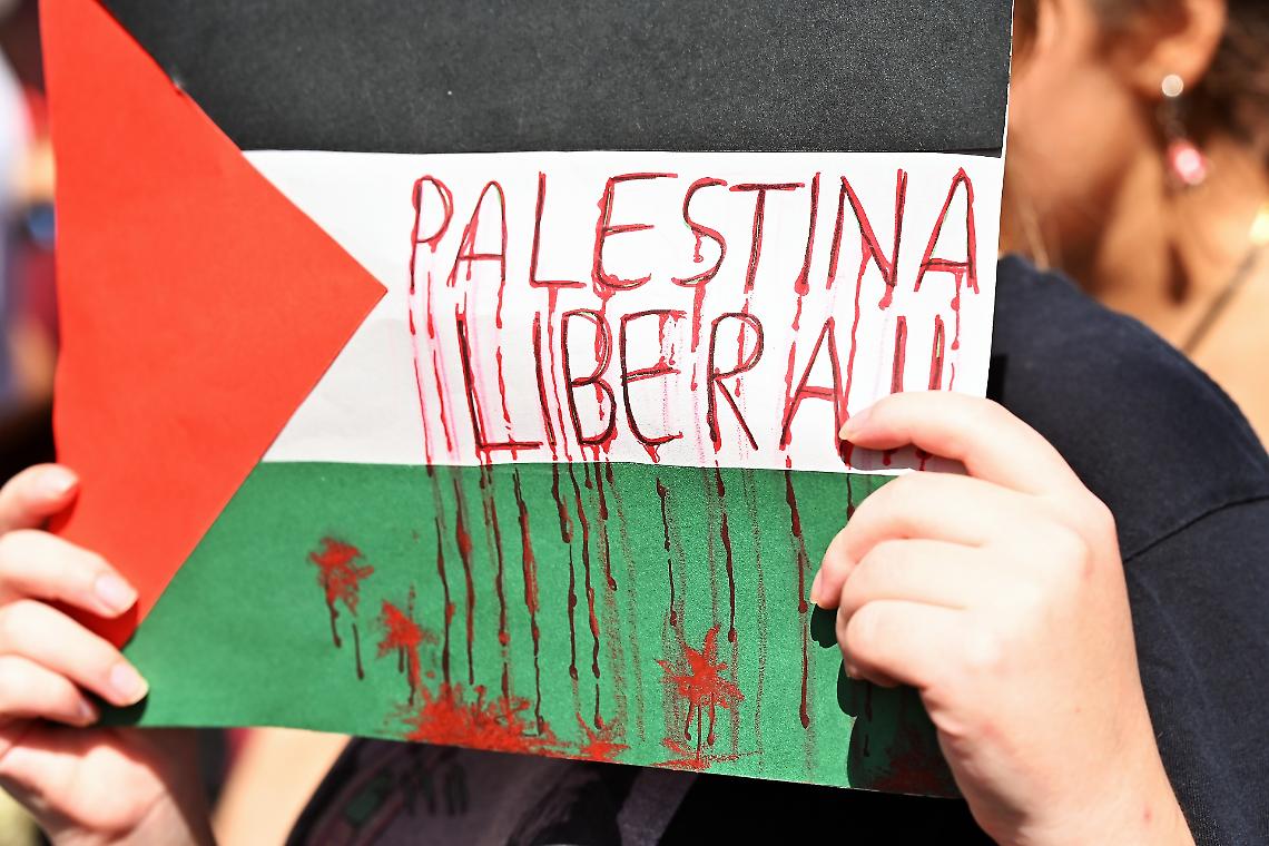 Torino, corteo pro Palestina