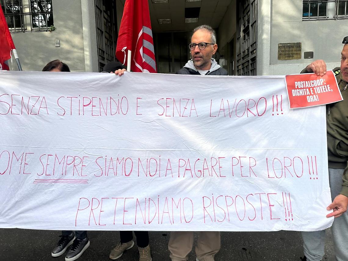 Postalcoop travolta dall’inchiesta “Epicentro”: trenta lavoratori senza stipendio e senza futuro