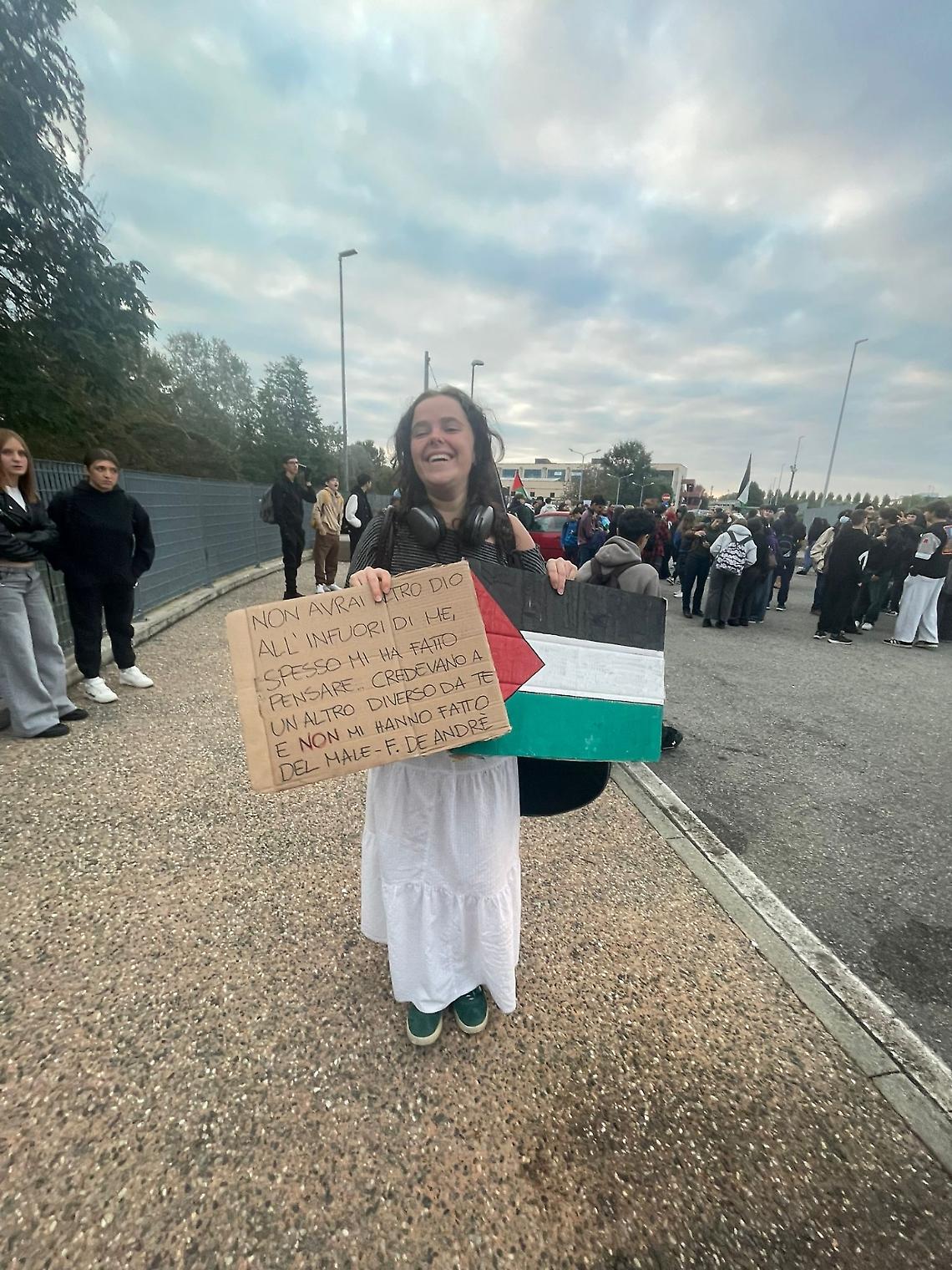Dal Gramsci alle strade: la prima protesta studentesca di Ivrea per Gaza