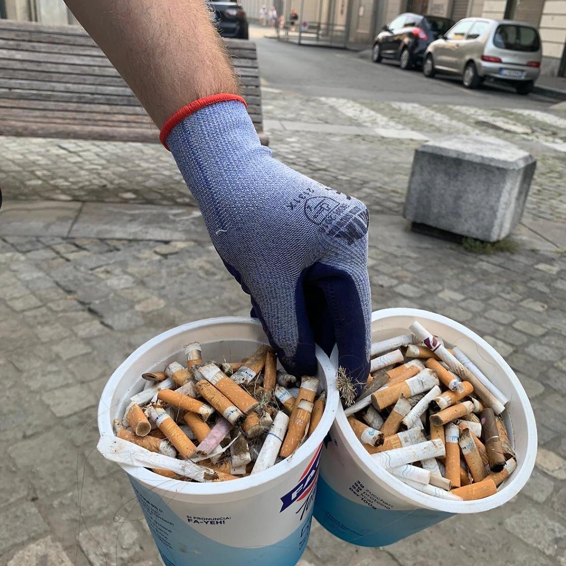 Raccolti 47 chili di rifiuti e oltre 6.000 mozziconi per il World Cleanup Day