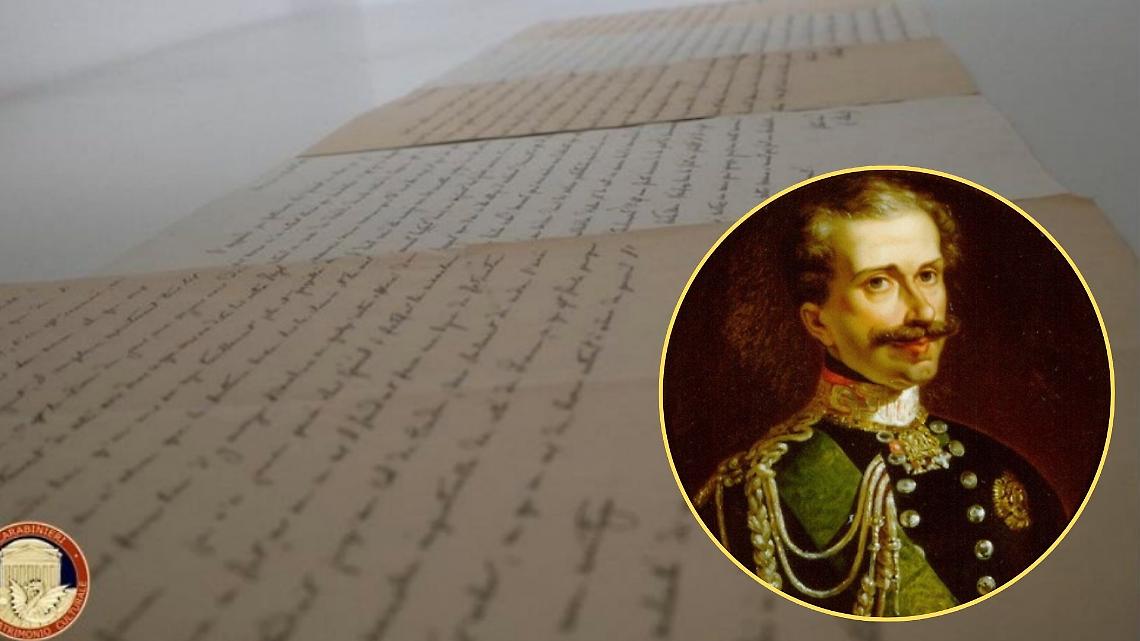 Ritrovate le lettere di Re Carlo Alberto