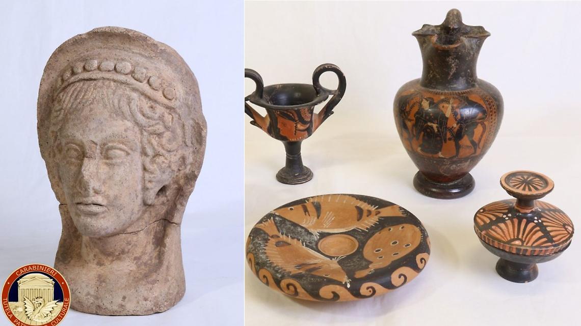 Torino, un tesoro restituito allo Stato: 254 reperti archeologici tornano alla collettività