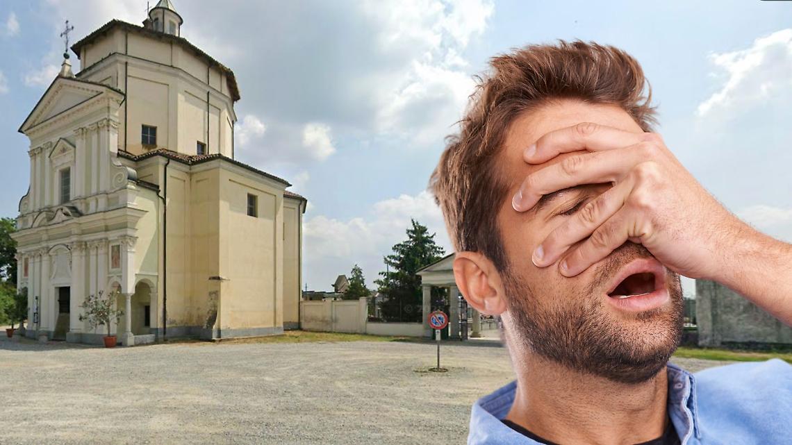 Montanaro, scontro sul piazzale 