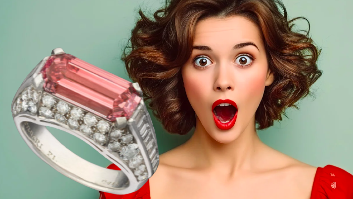 Battuto a 2,26 milioni l’anello Bulgari con diamante rosa, nuovo record a Torino