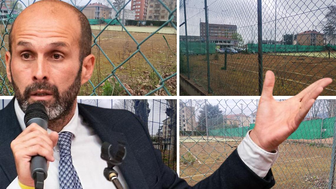 Ivrea, campi da tennis abbandonati: bando deserto. Il sindaco tace