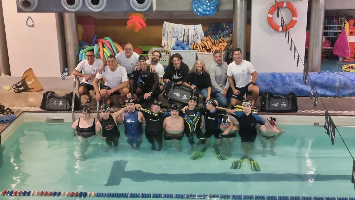 Apnea paralimpica: emozione e inclusione alla piscina La Serra di Ivrea
