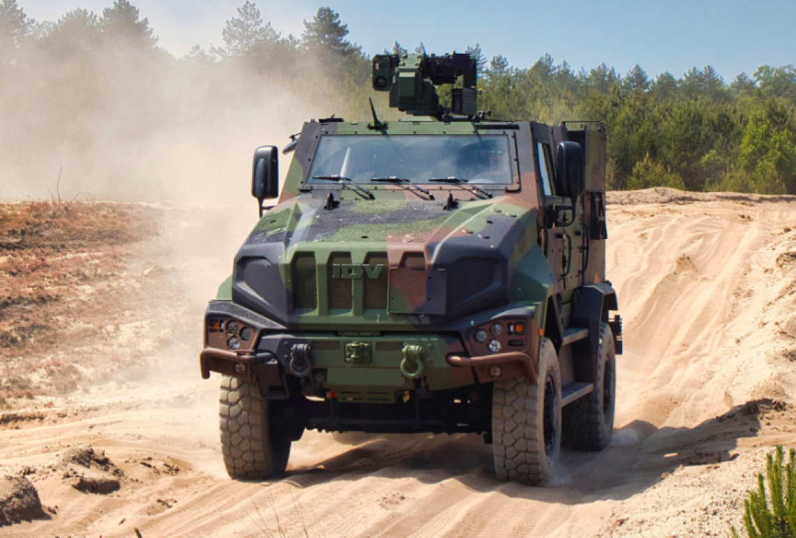 Un mezzo della Iveco Defence Vehicles