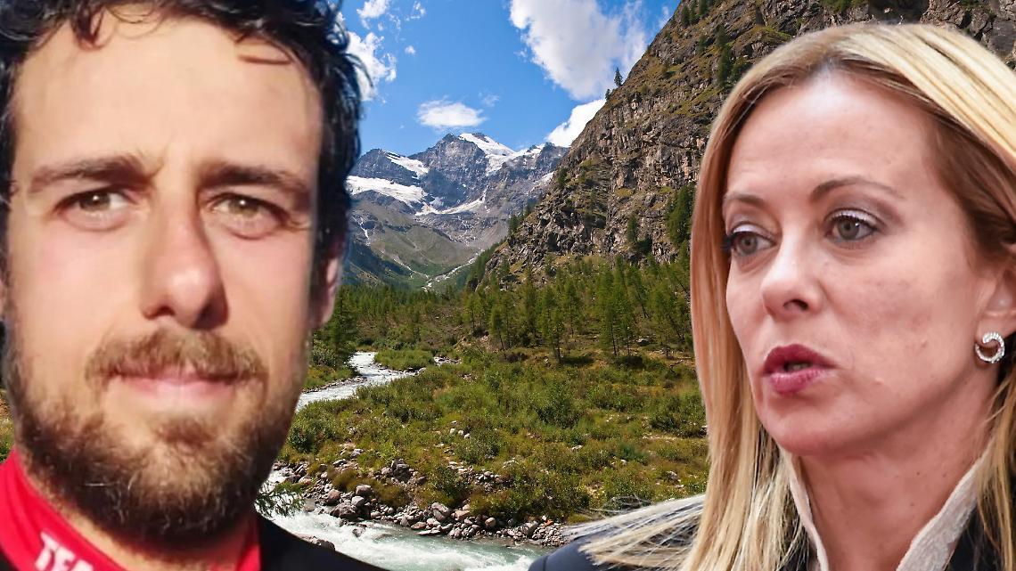 Giorgia Meloni vuole costruire “a sua insaputa” un enorme cubo di cemento a Ceresole. Fermatela!!!