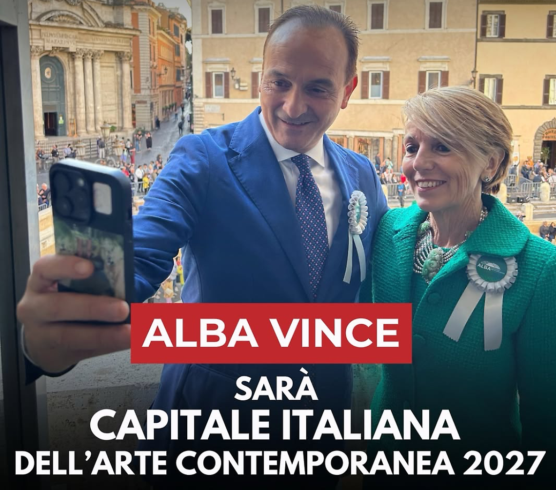 Alba trionfa: sarà Capitale italiana dell’Arte Contemporanea 2027 con “Le Fabbriche del Vento”