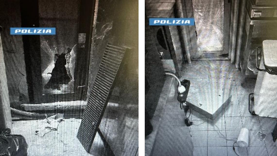 Colpo in pizzeria: 21enne arrestato dopo la fuga tra i cortili
