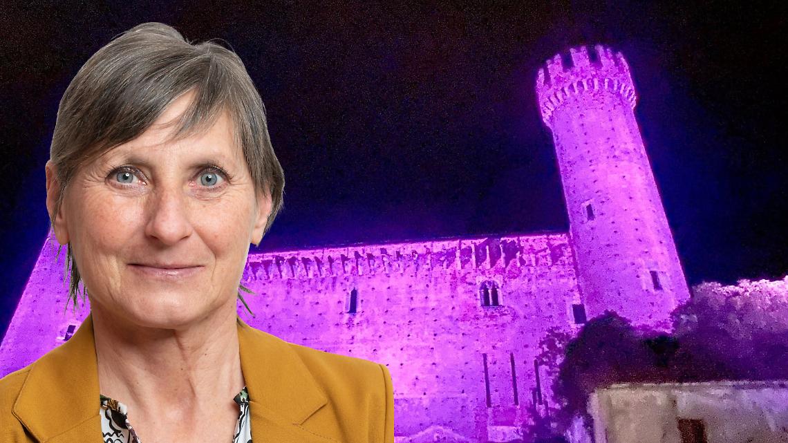 Il castello si tinge di rosa: De Stefano ricorda Nella Franco 