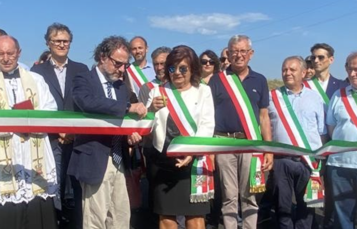Caluso, la circonvallazione di Arè 