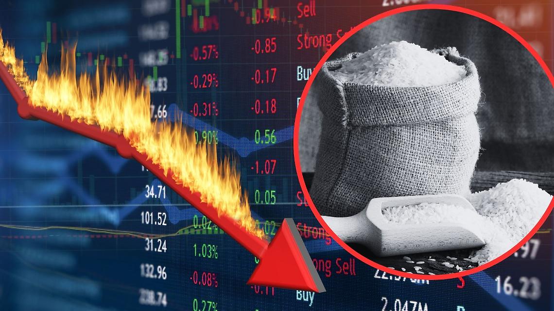 Crollo del prezzo del riso