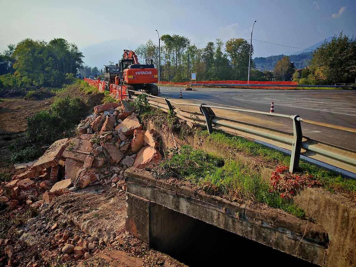 Castellamonte, al via i lavori per la nuova rotonda di Spineto