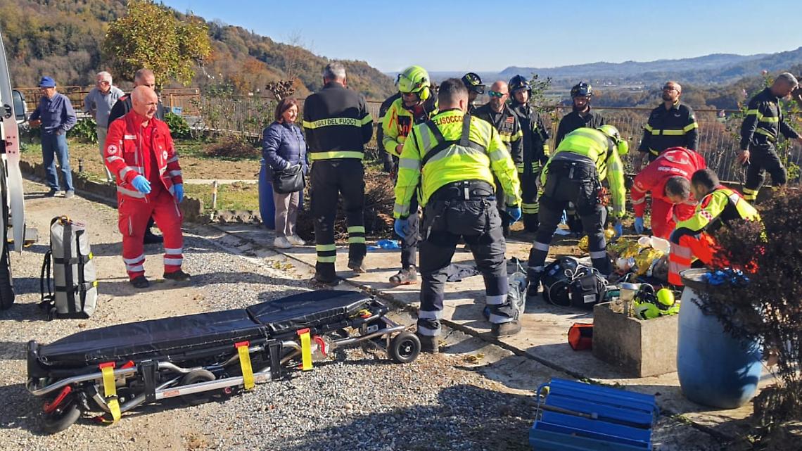 Travolto dalla motozappa: pensionato grave al CTO di Torino