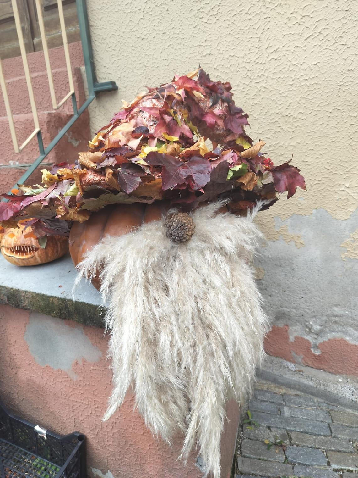 La zucca vincitrice del concorso "Decora la tua zucca"