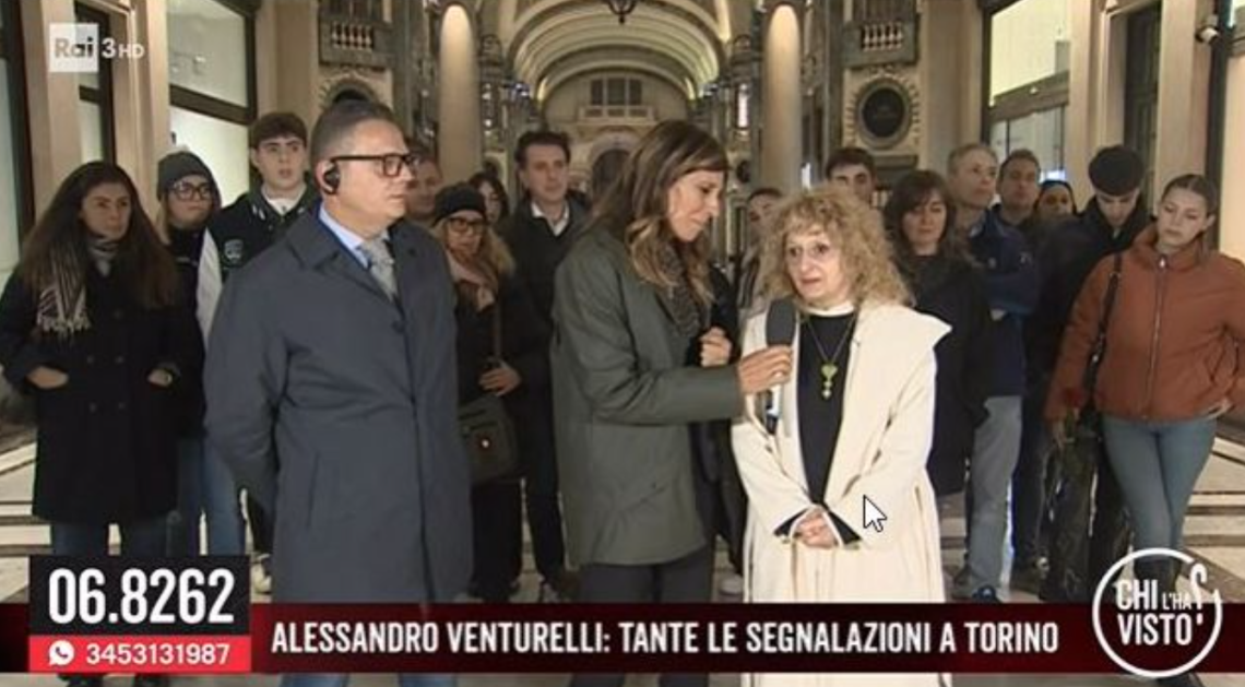 "Chi l'ha Visto?" questa sera in collegamento da Torino