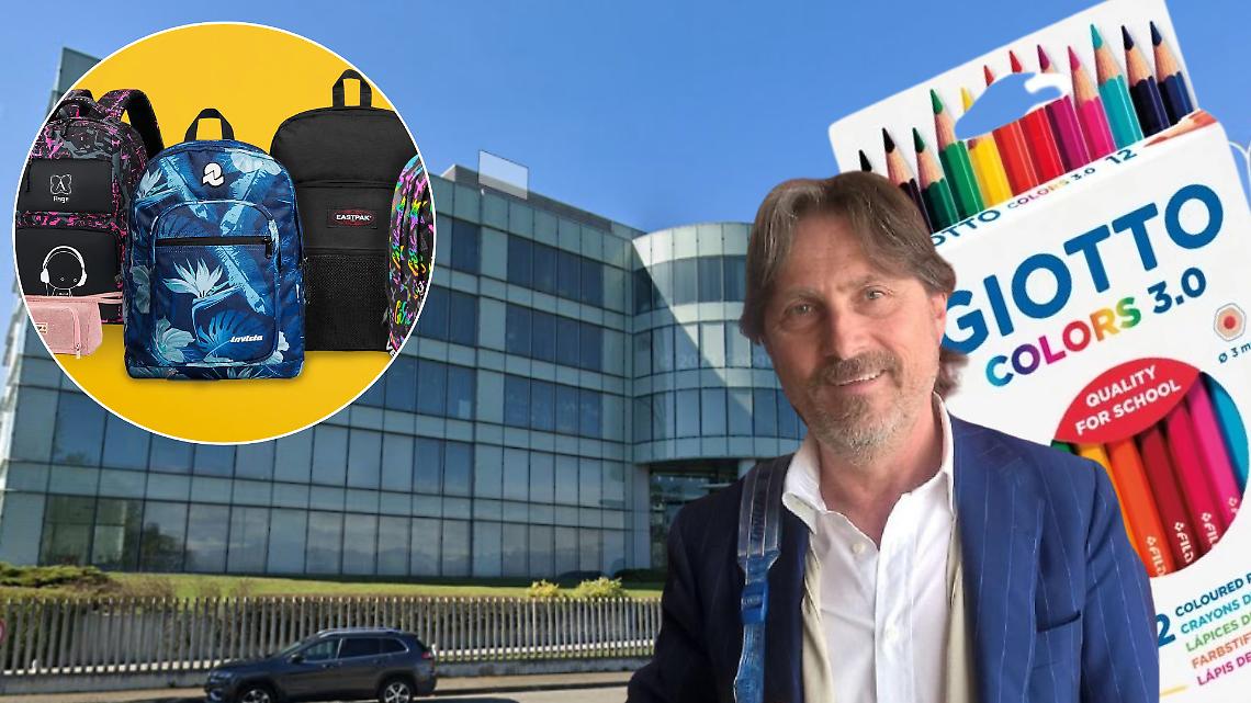 Da Firenze a Leini: le matite Giotto si comprano gli zaini Seven. Il matrimonio industriale tra Fila e la famiglia Di Stasio