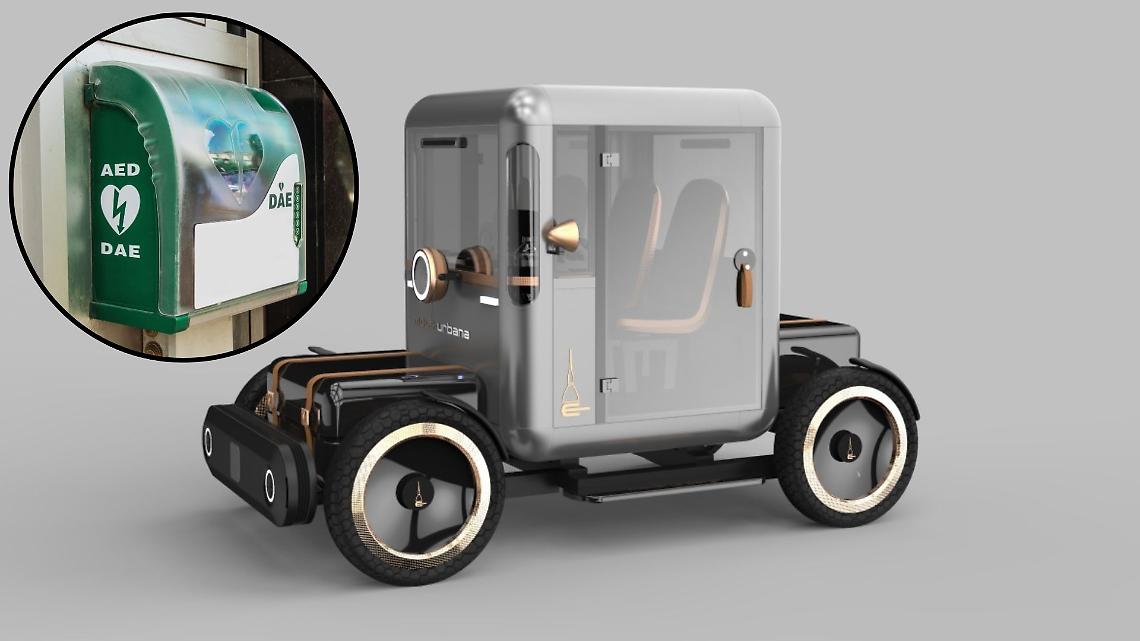 Mole Urbana, la city car torinese che potrà salvare vite: un defibrillatore a bordo per la mobilità del futuro