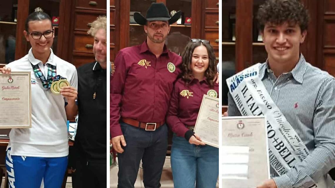 Giulia, Alice e Matteo: tre talenti di Verolengo premiati in una serata speciale