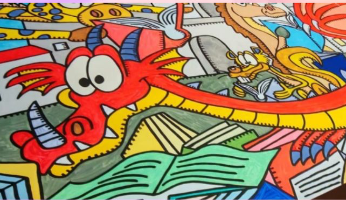 Colori, sorrisi e inclusione: il nuovo murale accoglie i lettori alla Biblioteca di Montalto Dora