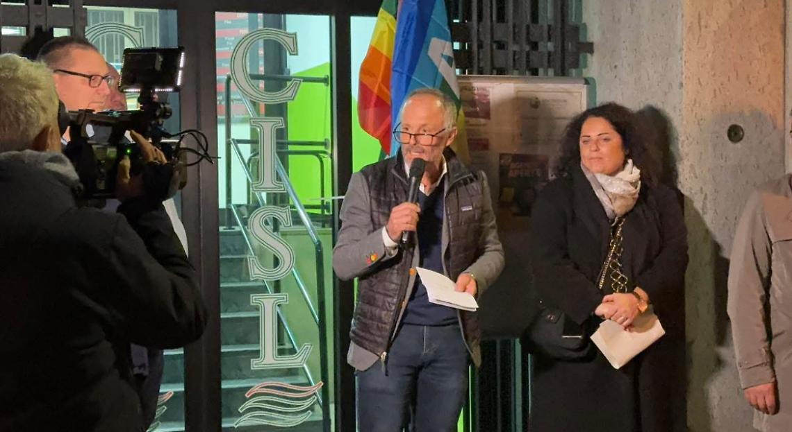 Fiaccolata della Cisl per Gaza e Ucraina