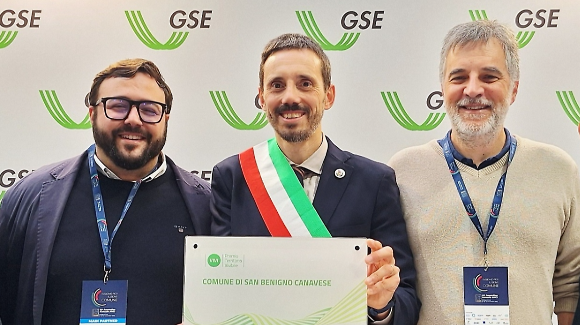 San Benigno Canavese è tra i Comuni più virtuosi d’Italia per la programmazione energetica