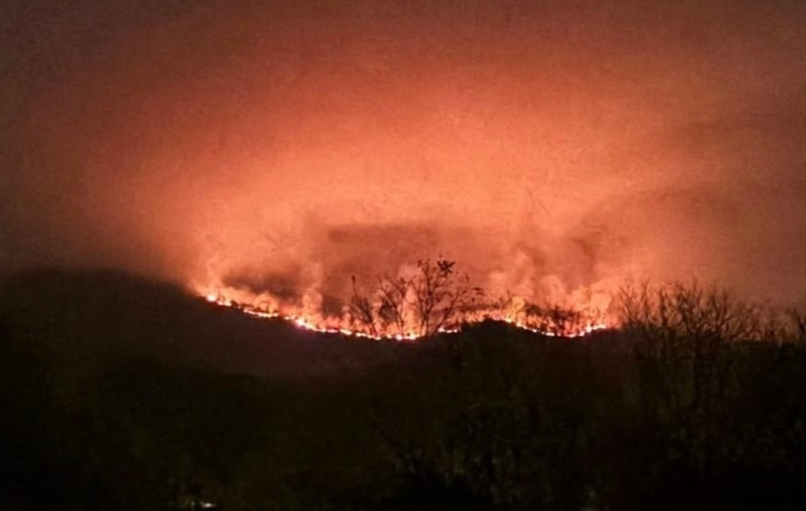 Piemonte, incendio