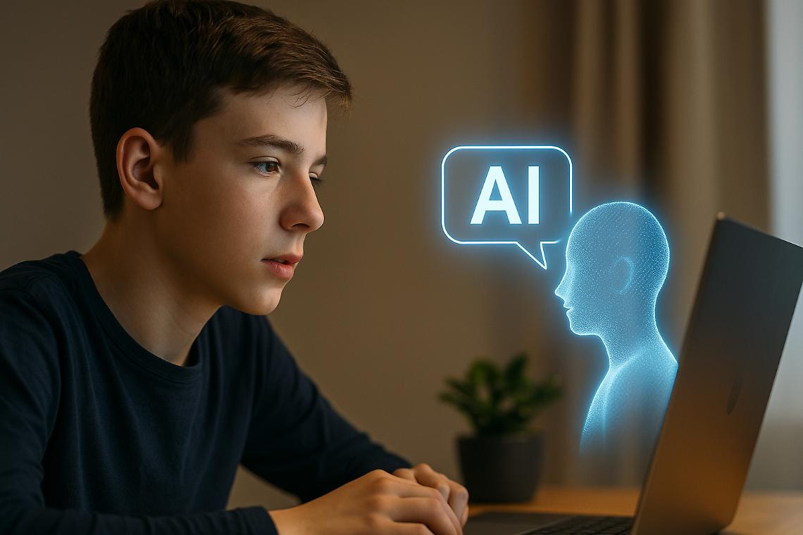 Il 41,8% degli adolescenti usa l'IA per cercare conforto