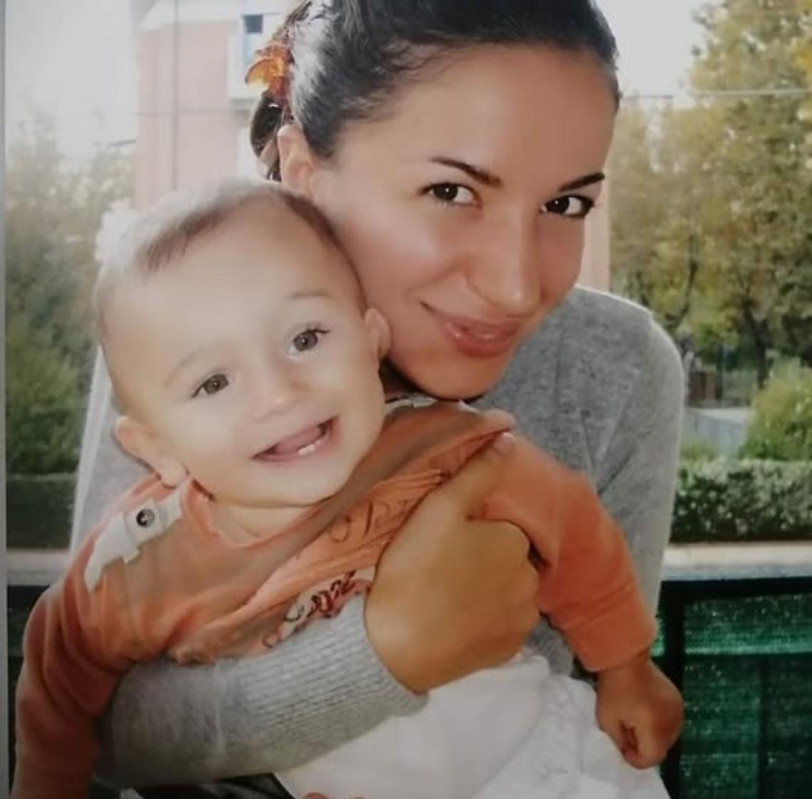 Andrea a il fratello Evan in una foto postata dal padre sui social