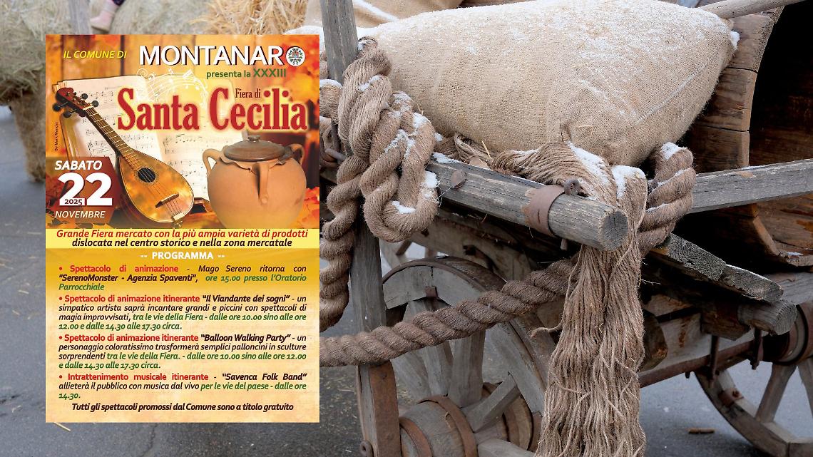 Montanaro celebra la Fiera di Santa Cecilia