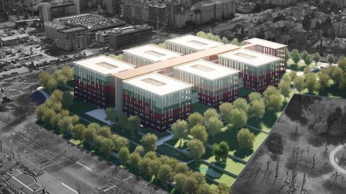 Il rendering dell'Ospedale