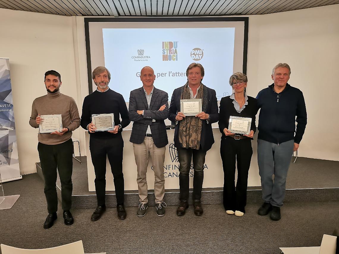 PMI Day 2025: record di studenti e quattro aziende premiate in Canavese