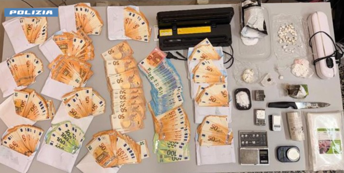 Droga nelle cantine e 83mila euro