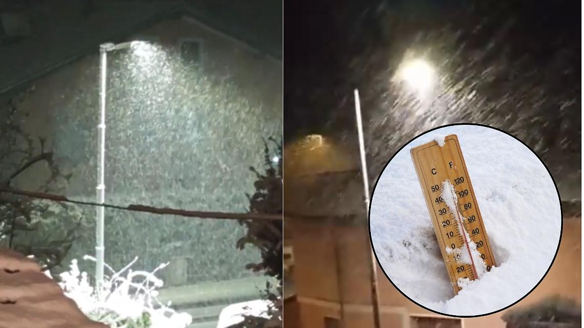 La prima neve accende il Pinerolese e il Cuneese, scenari d’inverno e nuove precipitazioni nelle prossime ore