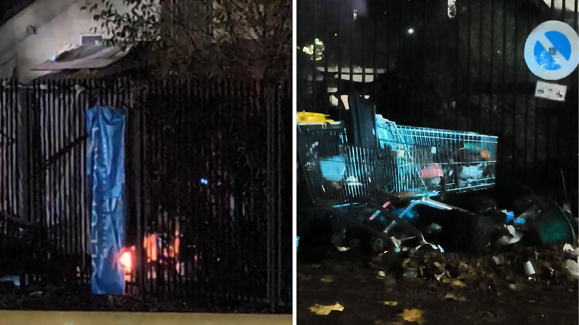 Fiamme libere in tre strutture abbandonate, in Barriera di Milano ancora degrado