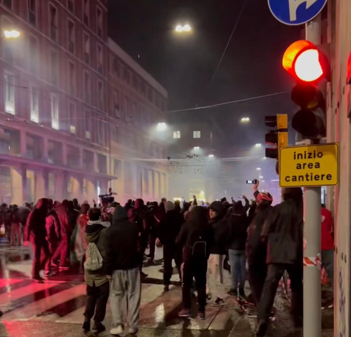 Bologna sotto assedio: corteo pro-Palestina, scontri e idranti mentre la città va in tilt