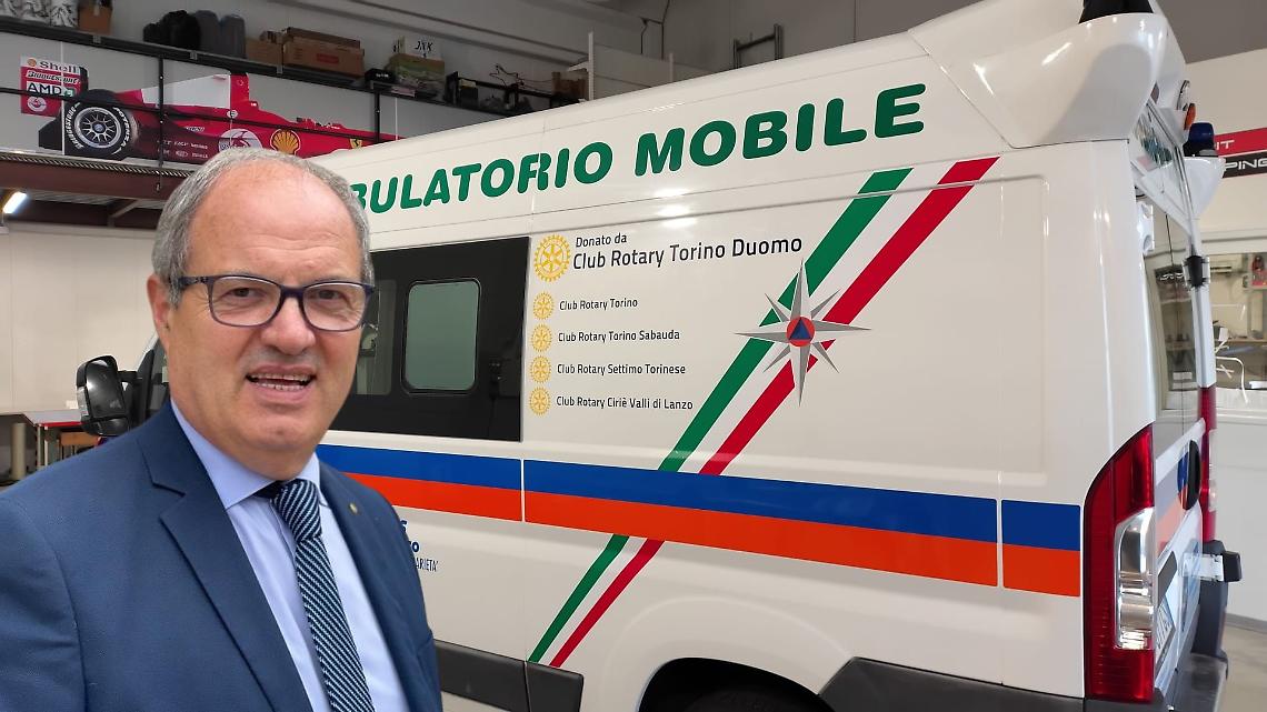 Rotary uniti per il territorio, a Torino arriva l’ambulatorio mobile assistere i più fragili