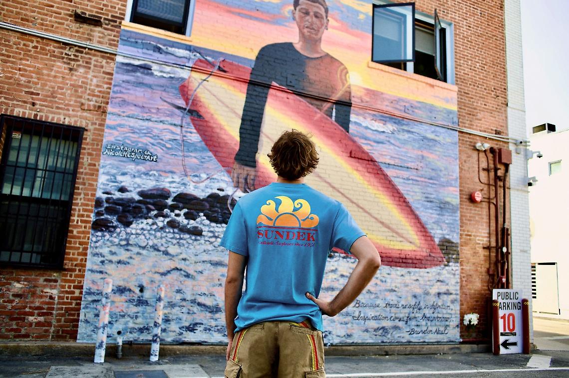 SUNDEK AZIENDA INDUSTRIA ABBIGLIAMENTO COSTUME COSTUMI DA BAGNO SURF