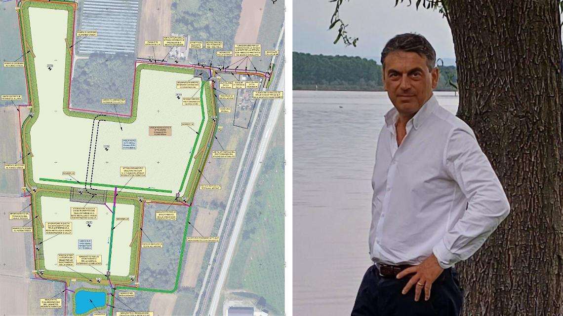 Bacino di laminazione a Montanaro, un bel dilemma per il sindaco Careri