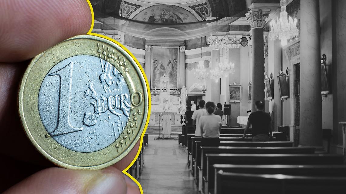 Addio agli spiccioli in chiesa